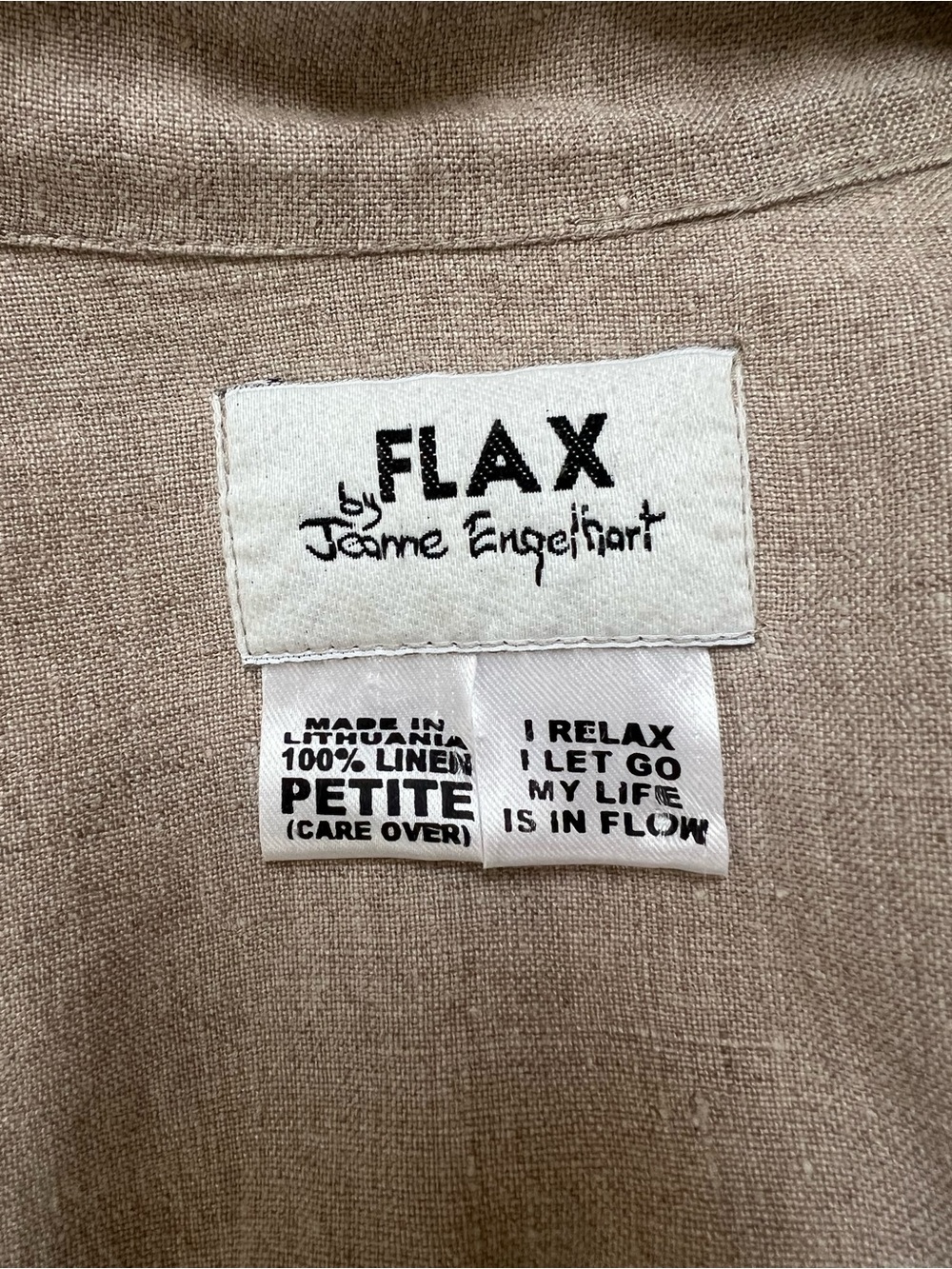 FLAX by Jeanne Engelhart Linen Pocket Shirt - Picture 4 of 4